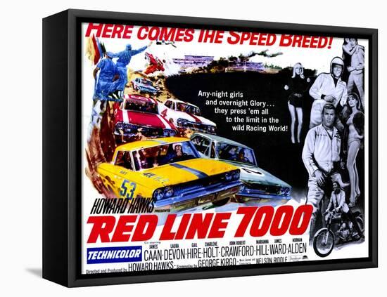 Red Line 7000, 1965-null-Framed Stretched Canvas