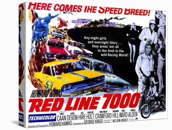 Red Line 7000, 1965-null-Stretched Canvas