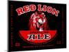 Red Lion Ale-null-Mounted Art Print