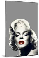 Red Lips Marilyn-null-Mounted Art Print