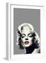 Red Lips Marilyn-null-Framed Art Print