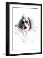 Red Lips-Alexis Marcou-Framed Art Print