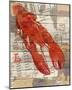 Red Lobster I-Irena Orlov-Mounted Art Print