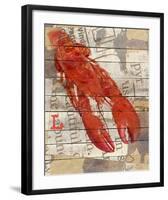 Red Lobster I-Irena Orlov-Framed Art Print