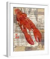 Red Lobster I-Irena Orlov-Framed Art Print