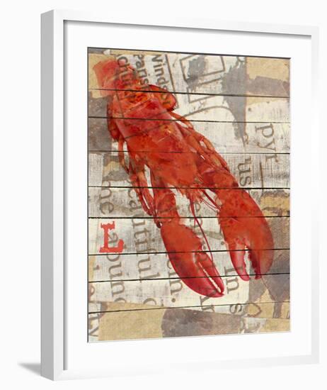 Red Lobster I-Irena Orlov-Framed Art Print