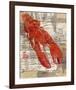 Red Lobster I-Irena Orlov-Framed Art Print