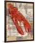 Red Lobster I-Irena Orlov-Framed Art Print