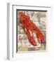 Red Lobster I-Irena Orlov-Framed Art Print