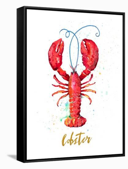 Red Lobster-Patricia Pinto-Framed Stretched Canvas