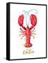 Red Lobster-Patricia Pinto-Framed Stretched Canvas