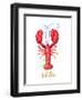 Red Lobster-Patricia Pinto-Framed Art Print