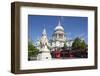 Red London Buses and St. Paul's Cathedral, London, England, United Kingdom, Europe-Stuart Black-Framed Photographic Print