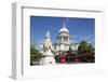 Red London Buses and St. Paul's Cathedral, London, England, United Kingdom, Europe-Stuart Black-Framed Photographic Print