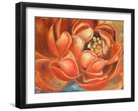 Red Lotus I-Patricia Pinto-Framed Art Print