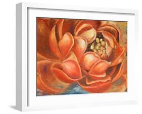 Red Lotus I-Patricia Pinto-Framed Art Print