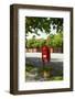 Red Mailbox, Copenhagen, Denmark, Scandinavia-Axel Schmies-Framed Photographic Print