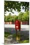 Red Mailbox, Copenhagen, Denmark, Scandinavia-Axel Schmies-Mounted Photographic Print