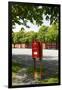 Red Mailbox, Copenhagen, Denmark, Scandinavia-Axel Schmies-Framed Photographic Print