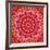 Red Mandala-AGCuesta-Framed Art Print