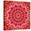 Red Mandala-AGCuesta-Stretched Canvas