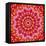 Red Mandala-AGCuesta-Framed Stretched Canvas