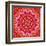 Red Mandala-AGCuesta-Framed Art Print