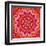 Red Mandala-AGCuesta-Framed Art Print