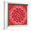 Red Mandala-AGCuesta-Framed Art Print