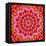 Red Mandala-AGCuesta-Framed Stretched Canvas