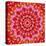 Red Mandala-AGCuesta-Stretched Canvas