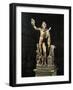 Red Marble Statue of Faun, Copy of Late Hellenistic Original, from Hadrian's Villa at Tivoli, Italy-null-Framed Giclee Print