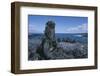 Red Marine Iguanas on Volcanic Rock-Paul Souders-Framed Photographic Print