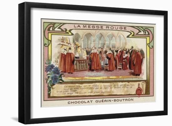 Red Mass-null-Framed Giclee Print