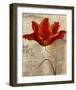 Red Masterpiece I-Louise Montillio-Framed Art Print