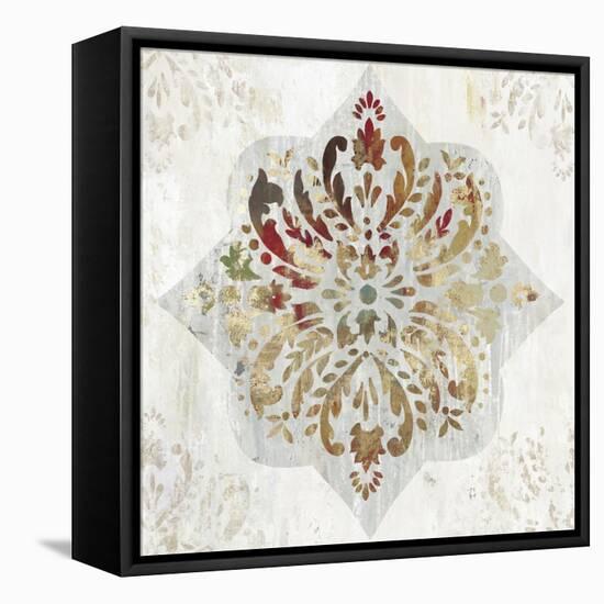 Red Medallion-Aimee Wilson-Framed Stretched Canvas