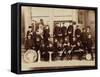 Red Men Band Deadwood, South Dakota 1890s-null-Framed Stretched Canvas