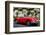 Red MG front side View-null-Framed Art Print