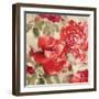 Red Modern Peonies II-Lanie Loreth-Framed Art Print