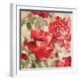 Red Modern Peonies II-Lanie Loreth-Framed Art Print