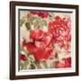 Red Modern Peonies II-Lanie Loreth-Framed Art Print