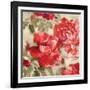 Red Modern Peonies II-Lanie Loreth-Framed Art Print