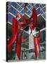 Red Modern Sculpture, Ncnb Plaza, Dallas, Texas, United States of America (Usa), North America-G Richardson-Stretched Canvas