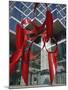 Red Modern Sculpture, Ncnb Plaza, Dallas, Texas, United States of America (Usa), North America-G Richardson-Mounted Photographic Print