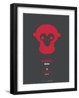 Red Mokey Multilingual Poster-NaxArt-Framed Art Print