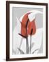 Red Moment Flamingo-Albert Koetsier-Framed Art Print