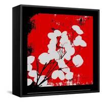 Red Money Plant-Herb Dickinson-Framed Stretched Canvas