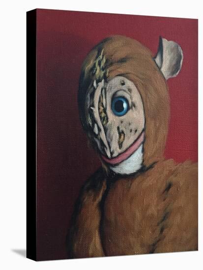 Red Monkey with Scars, 2006,-Peter Jones-Stretched Canvas