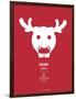 Red Moose Multilingual Poster-NaxArt-Framed Premium Giclee Print