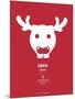 Red Moose Multilingual Poster-NaxArt-Mounted Art Print